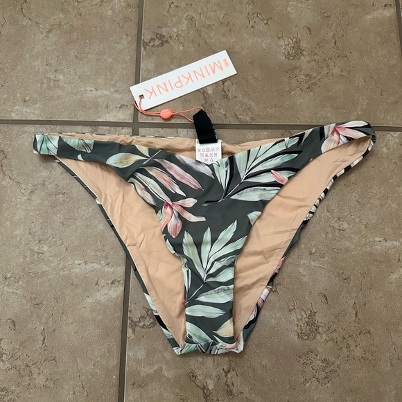 MINKPINK Other - NWT FLORAL PRINT BIKINI BOTTOMS